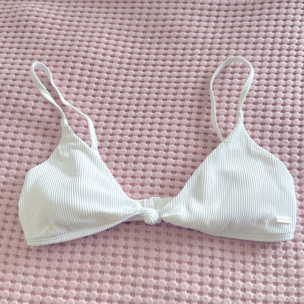 Roxy ribbed bikini top